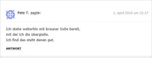 Braune Soße