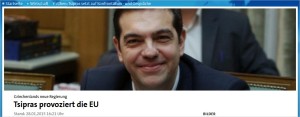 Tsipras provoziert die EU