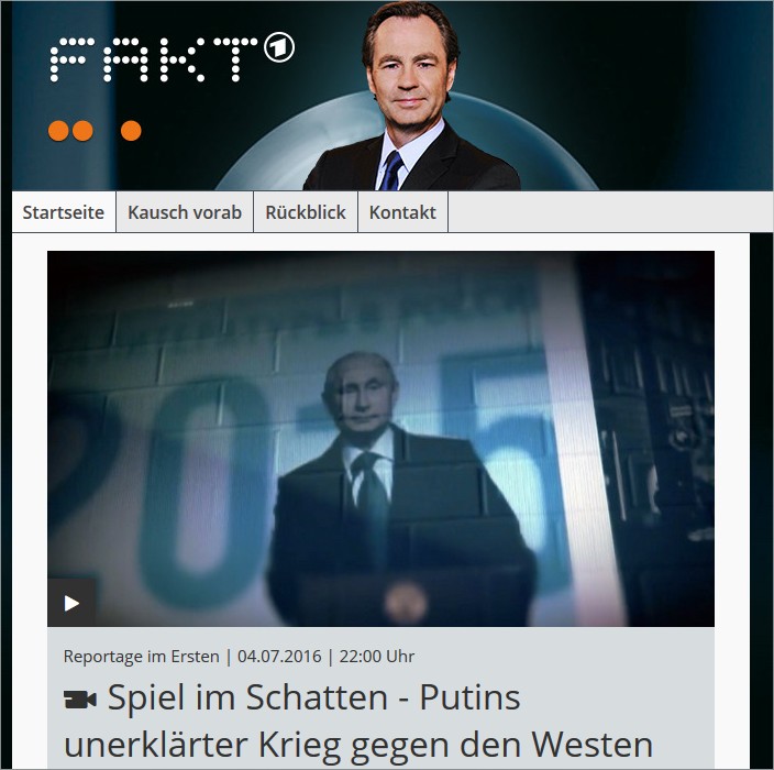 Antwort auf die Antwort – Spiel im Schatten – Putins unerklärter Krieg gegen den Westen