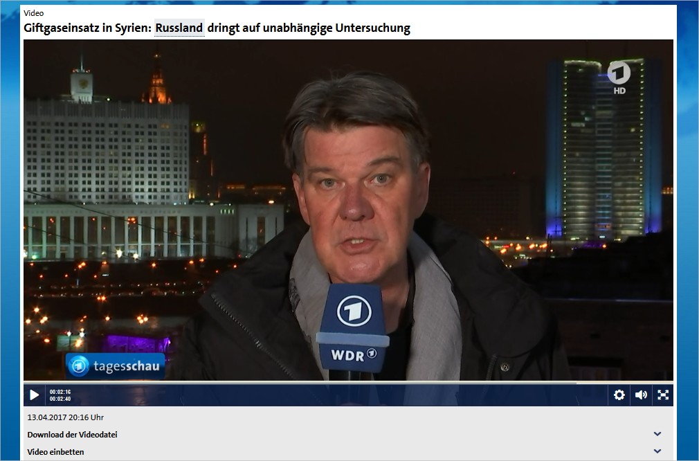Udo Lielischkies zum Giftgasangriff in Syrien