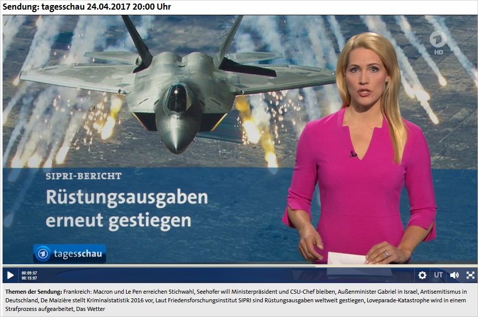 Manipulative Nachricht über Militärhaushalte
