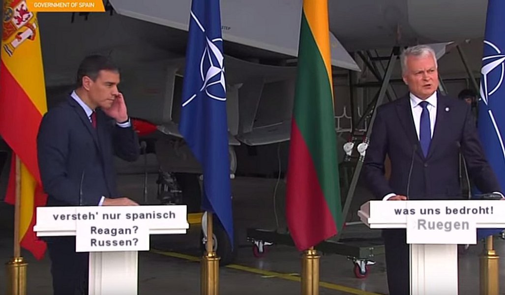 NATO-Sprudel, fade & abgestanden … Show!