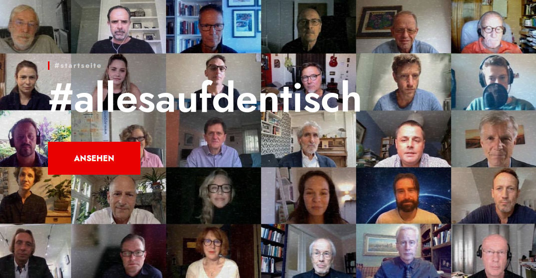 Alles auf den Tisch