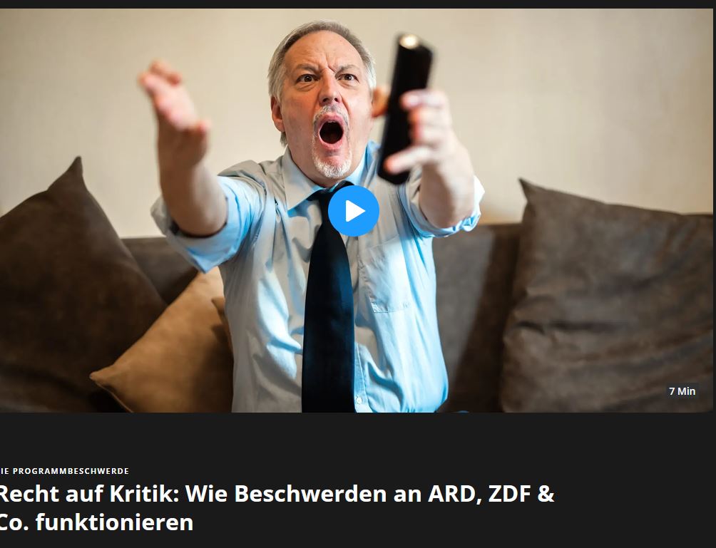 Recht auf Kritik: Wie Beschwerden an ARD, ZDF & Co. funktionieren